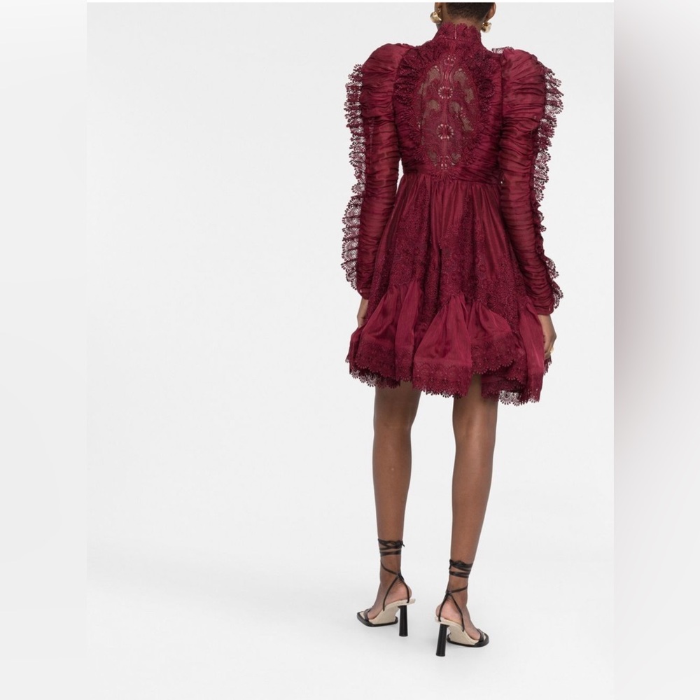 Zimmermann Ruffle Mini Dress size AU0 - Picture 2 of 12